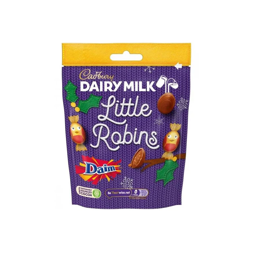  - Cadbury Dairy Milk Little Robins Daim 77g (1)