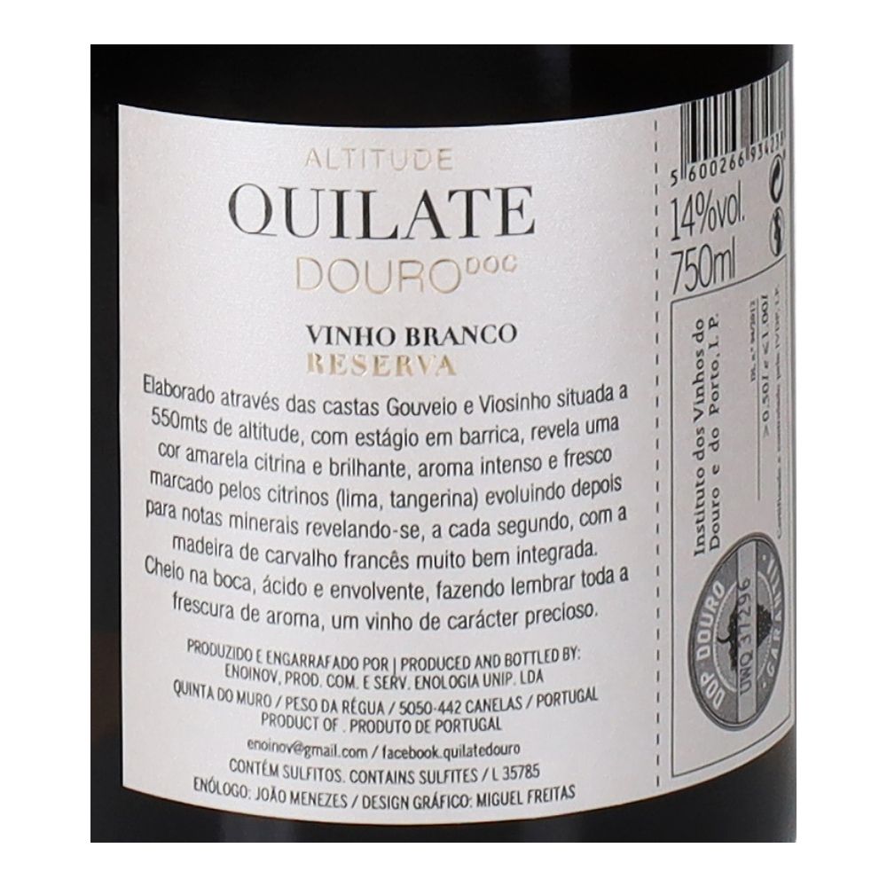  - Quilate Altitude Reserva White Wine 75cl (2)