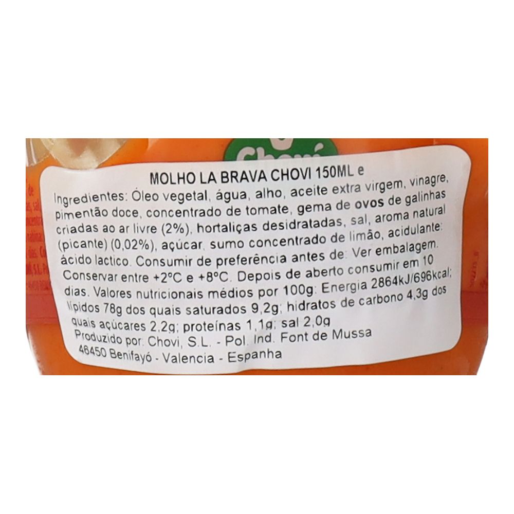  - Chovi Sauce La Brava 150ml (2)