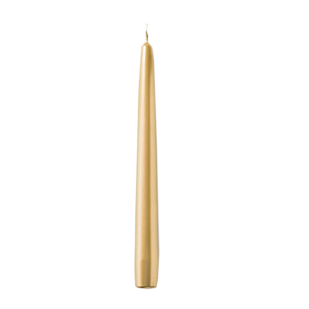  - Golden Conical Candle 24cm (1)