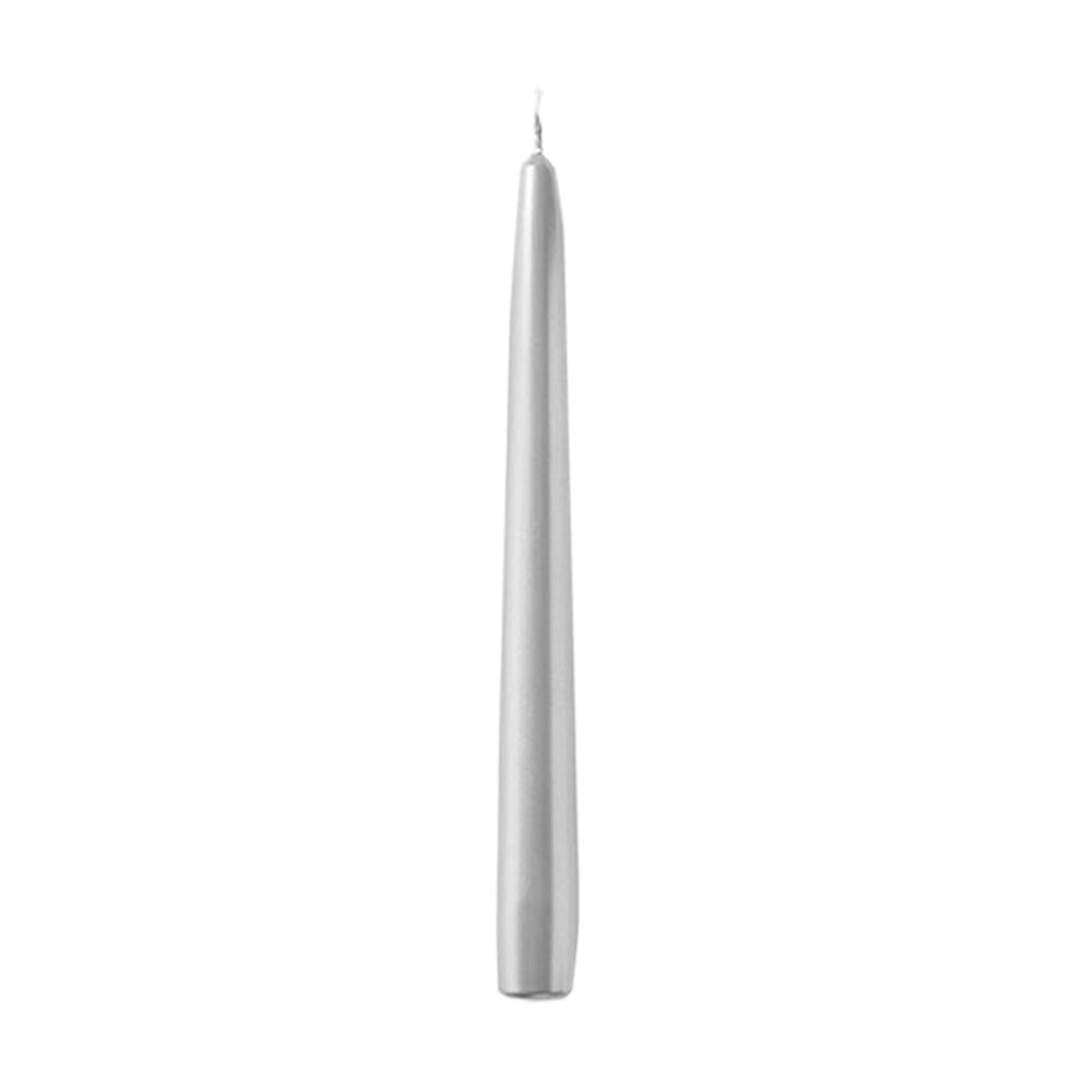  - Ambient Conical Silver Candle 24cm (1)