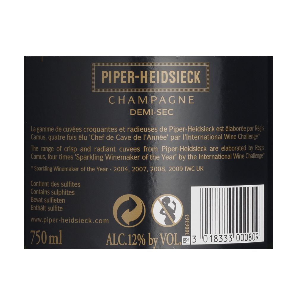 - Piper Heidsieck Sublime Champagne 75cl (2)