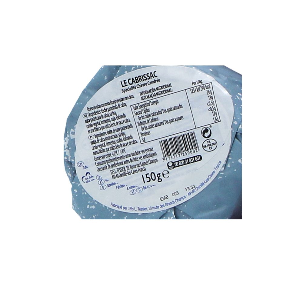  - Cabissac Goat Cheese 150g (2)