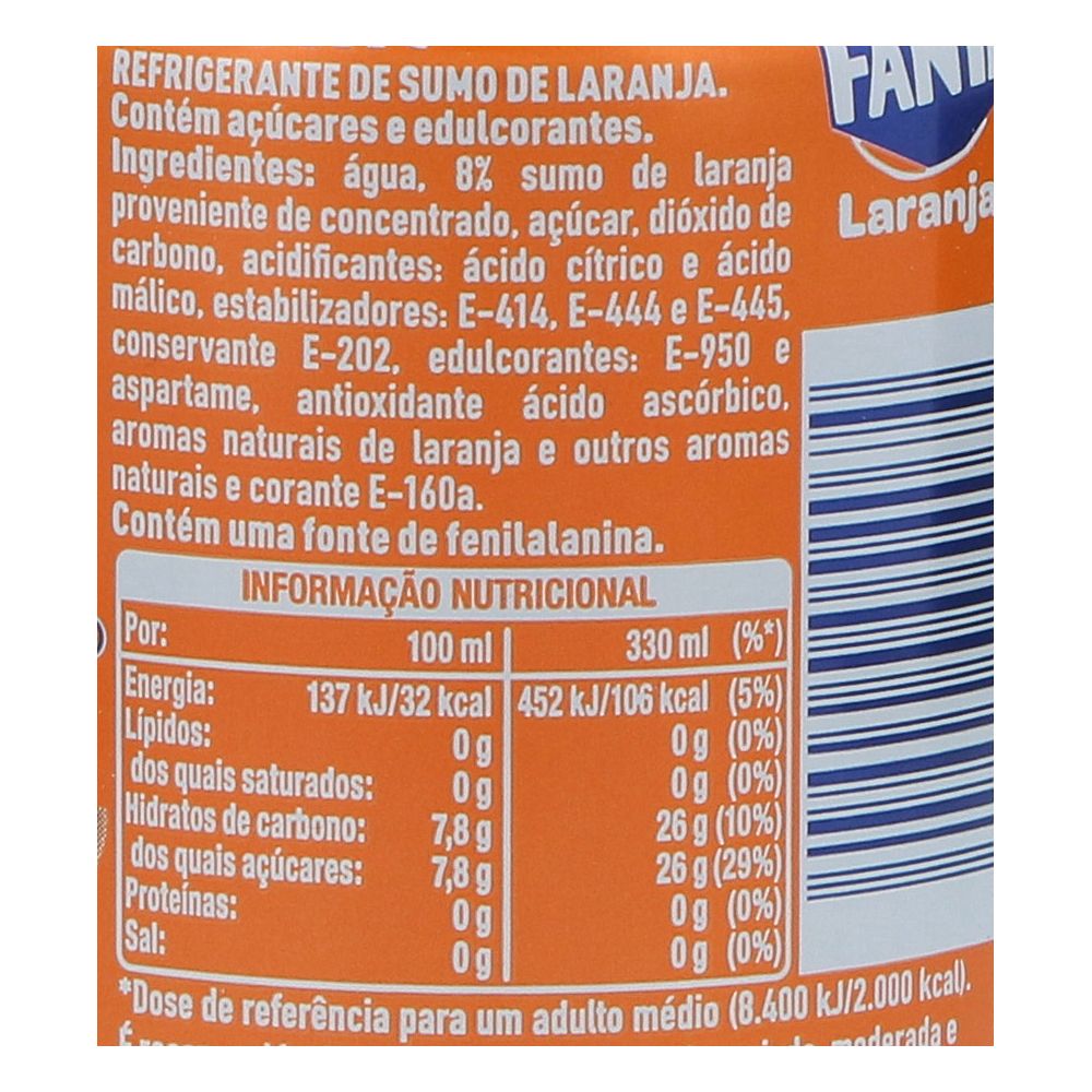 - Refrigerante Fanta Laranja Lata 33cl (2)