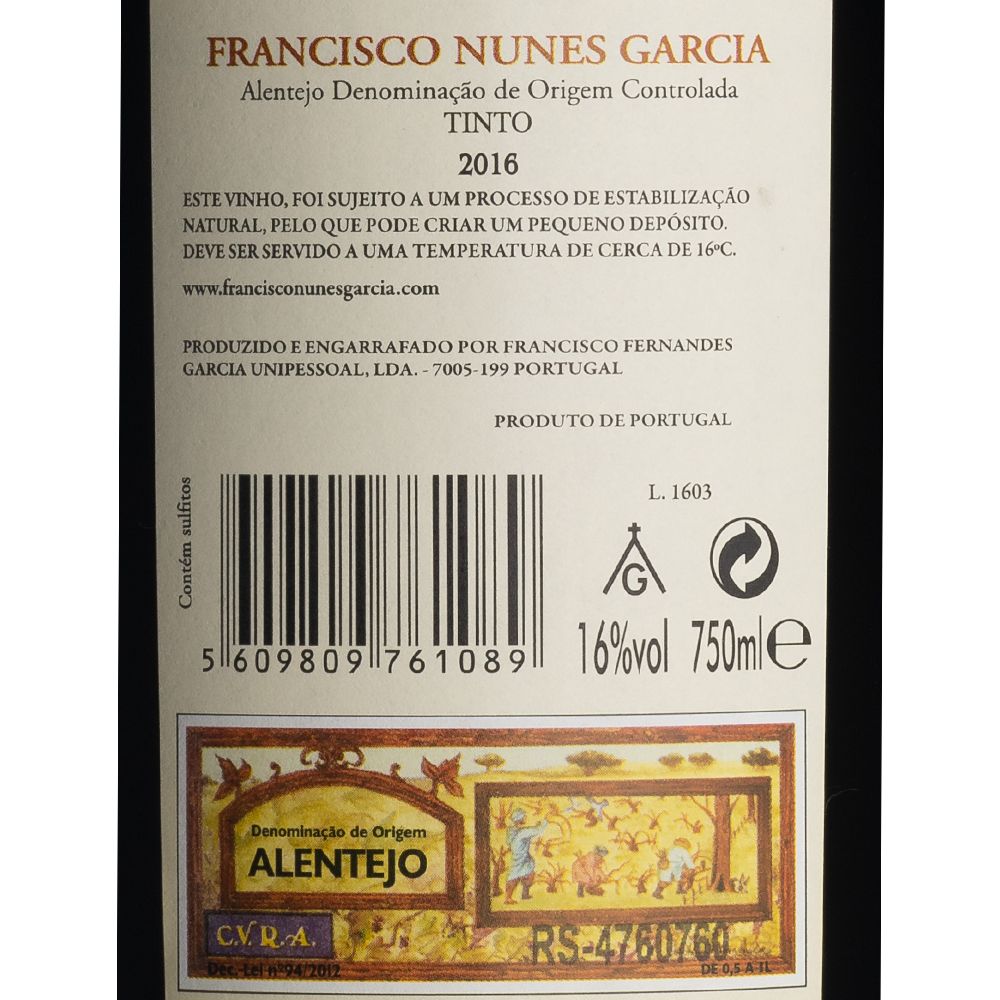  - António Maria 2016 Wine 75cl (2)