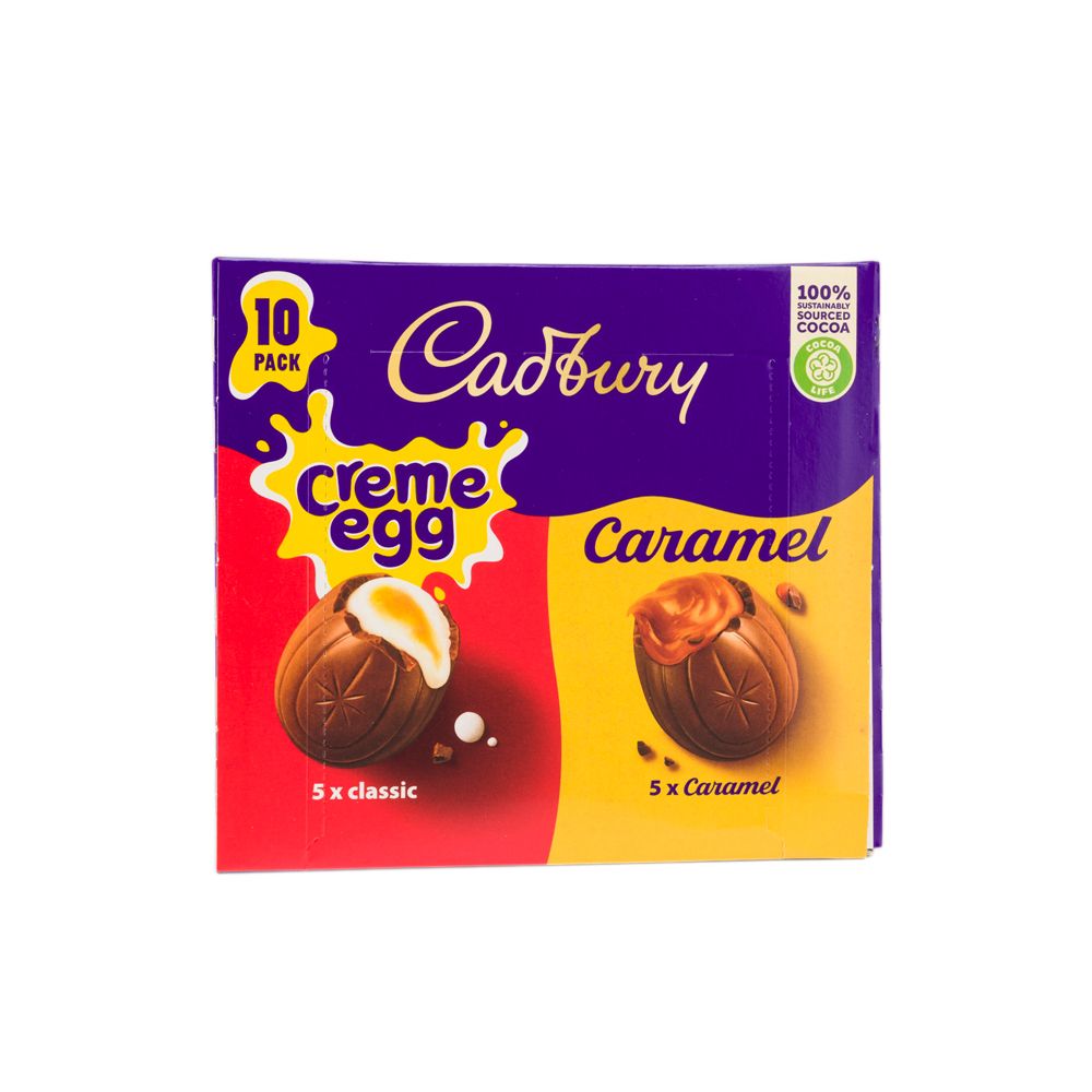  - Cadbury Chocolate Eggs Cream Egg Mix 10un=400g (1)