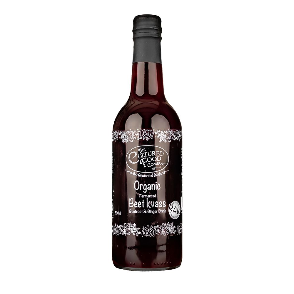  - Kvass Fermented Drink Cultured Beetroot Organic 500ml (1)