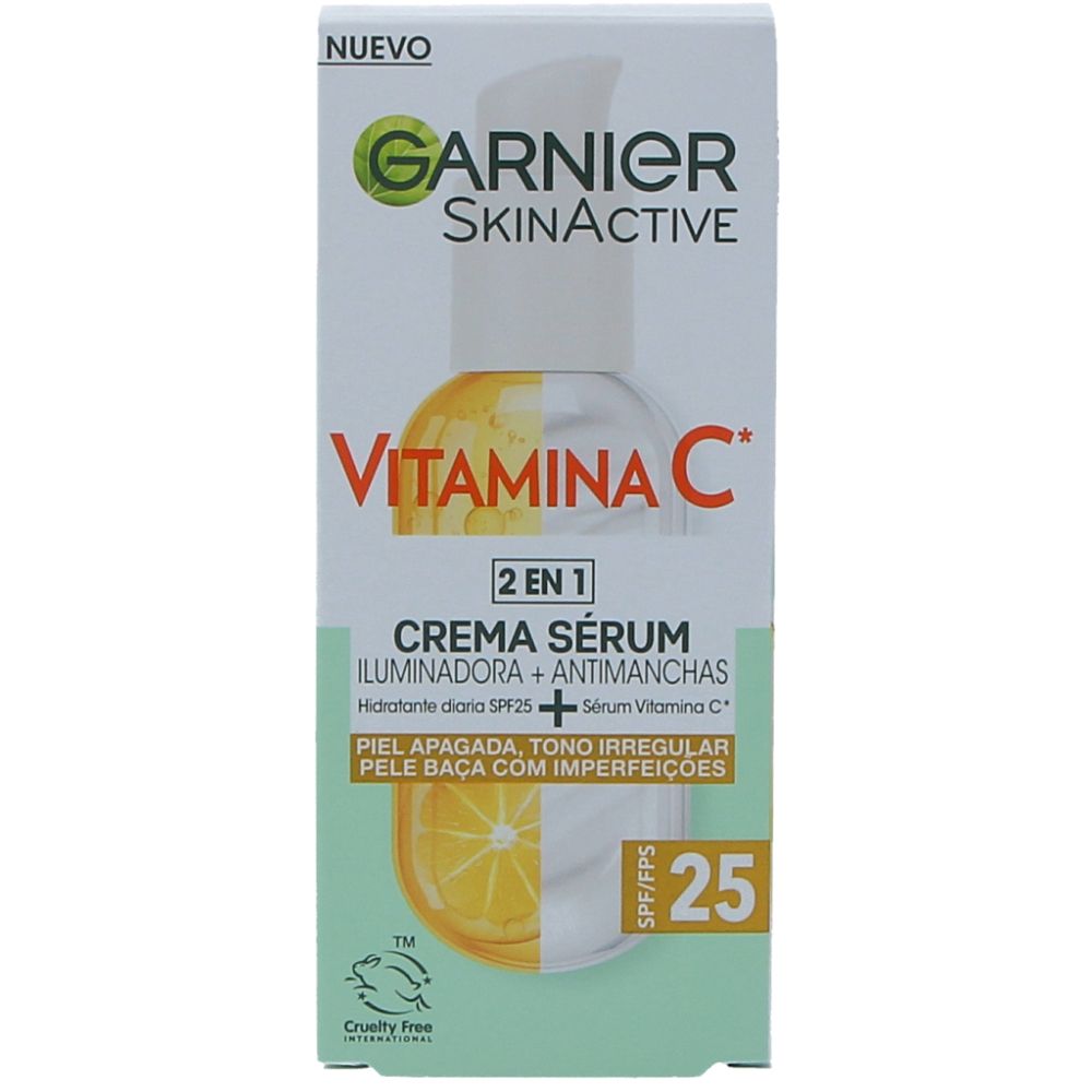 Garnier Skinactive Vitamina C Crema Sérum Spf25 50ml