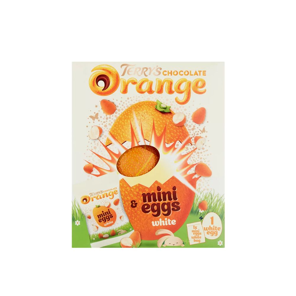  - Terrys Orange Mini White Chocolate Eggs 30g