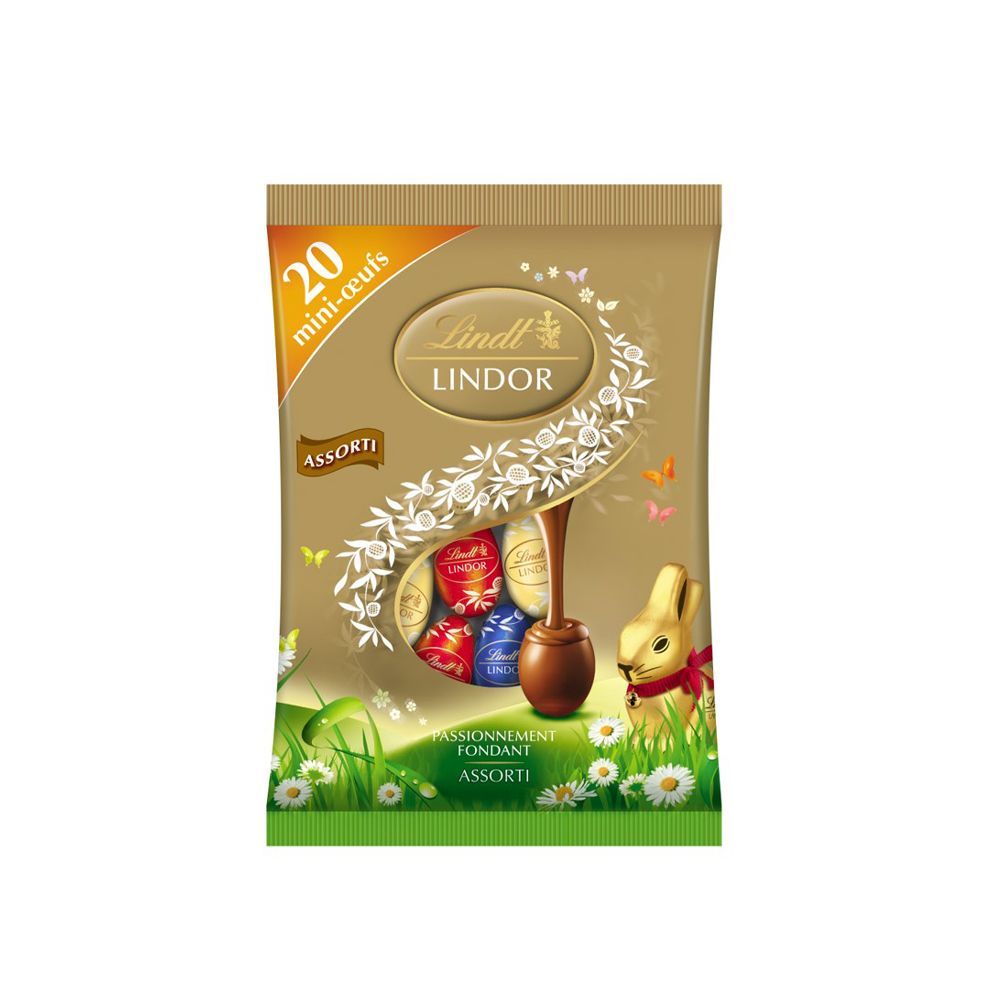  - Ovos Chocolate Lindt Lindor Sortido Mini 90g (1)