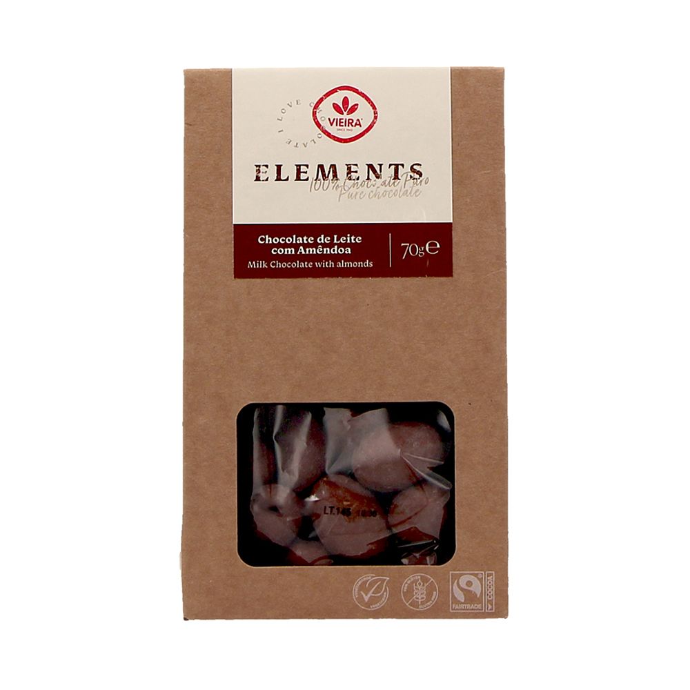  - Vieira Almond Milk Chocolate Elements 70g