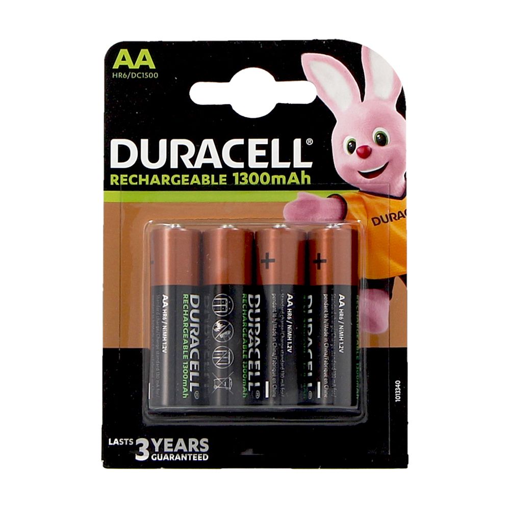  - Duracell Batteries Recharge AA LR6 1300MAH 4un (1)