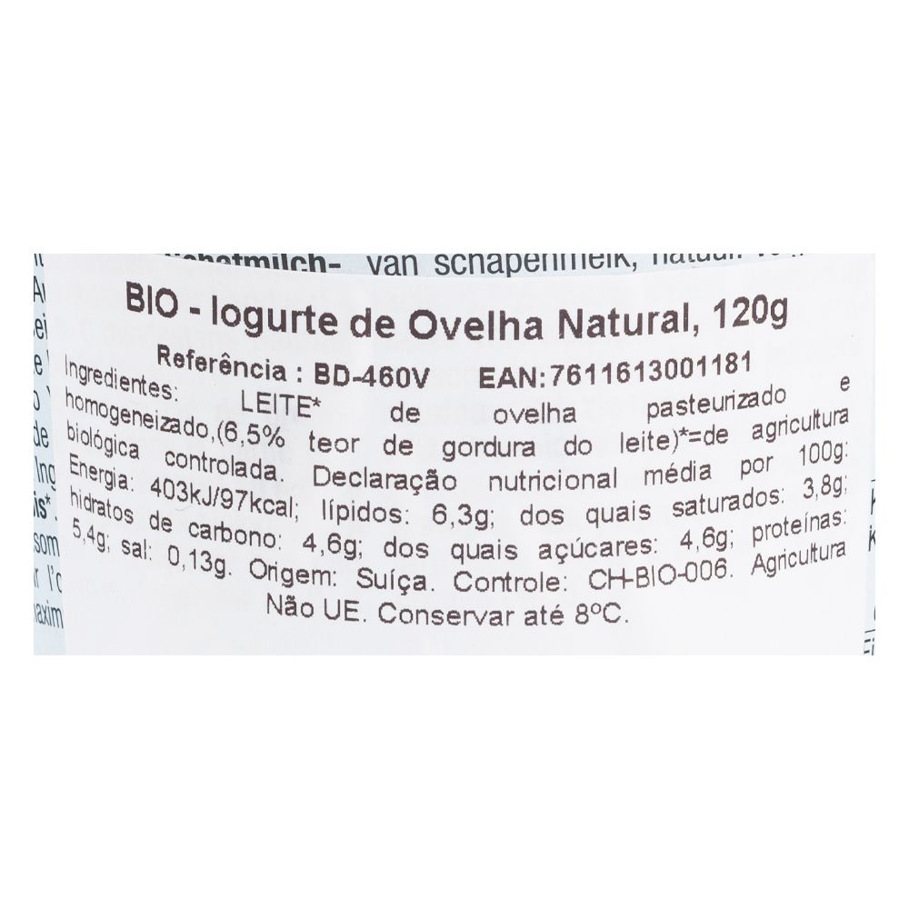  - Iogurte Ovelha Schafiogurt Natural Bio 120g (2)