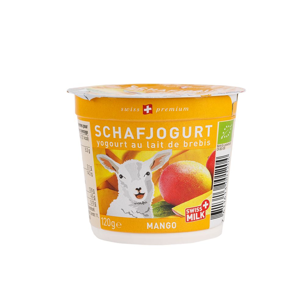  - Schafiogurt Organic Mango Sheep Yogurt 120g (1)