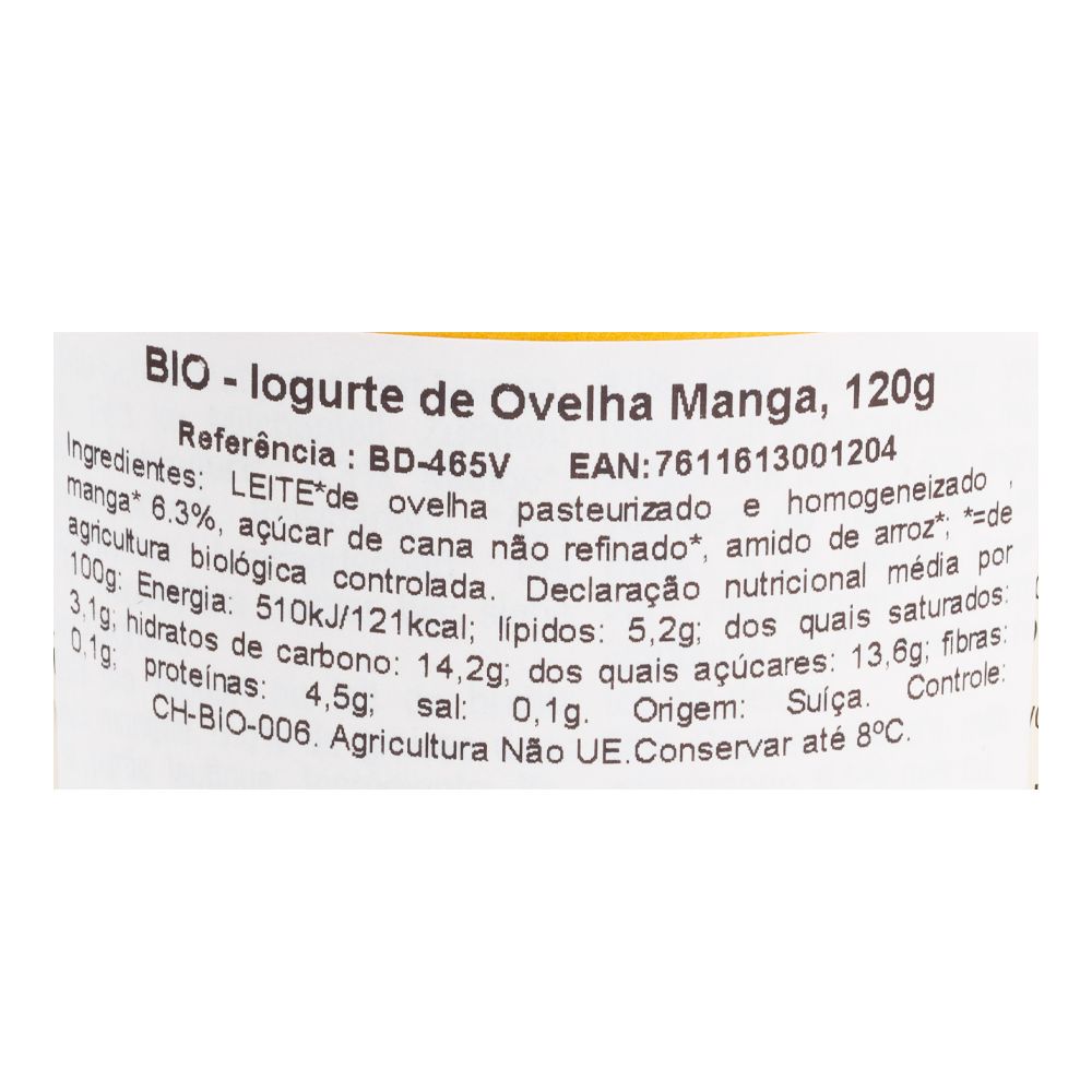  - Schafiogurt Organic Mango Sheep Yogurt 120g (2)
