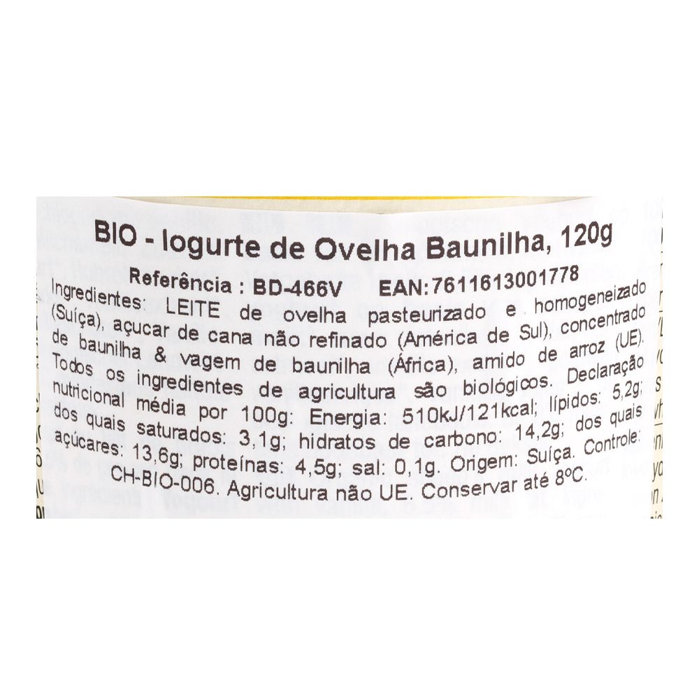  - Iogurte Ovelha Schafiogurt Baunilha Bio 120g (2)