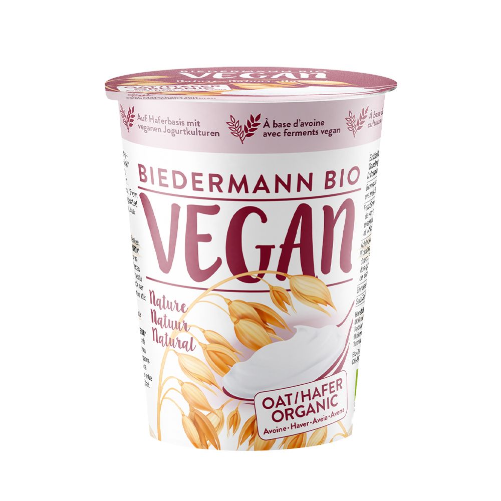  - Biedermann Organic Vegan Oat Natural Dessert 375g (1)