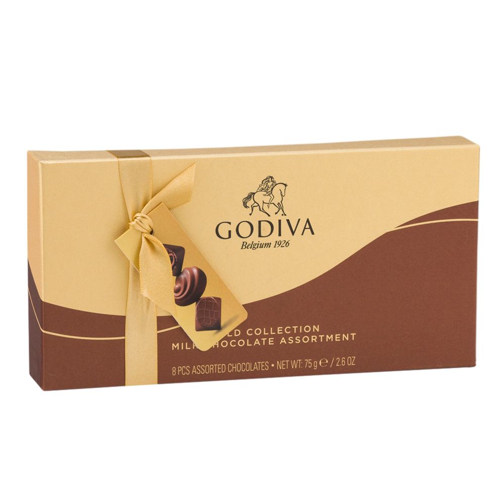  - Godiva Milk Chocolate Gold Collection 8un=75g (1)
