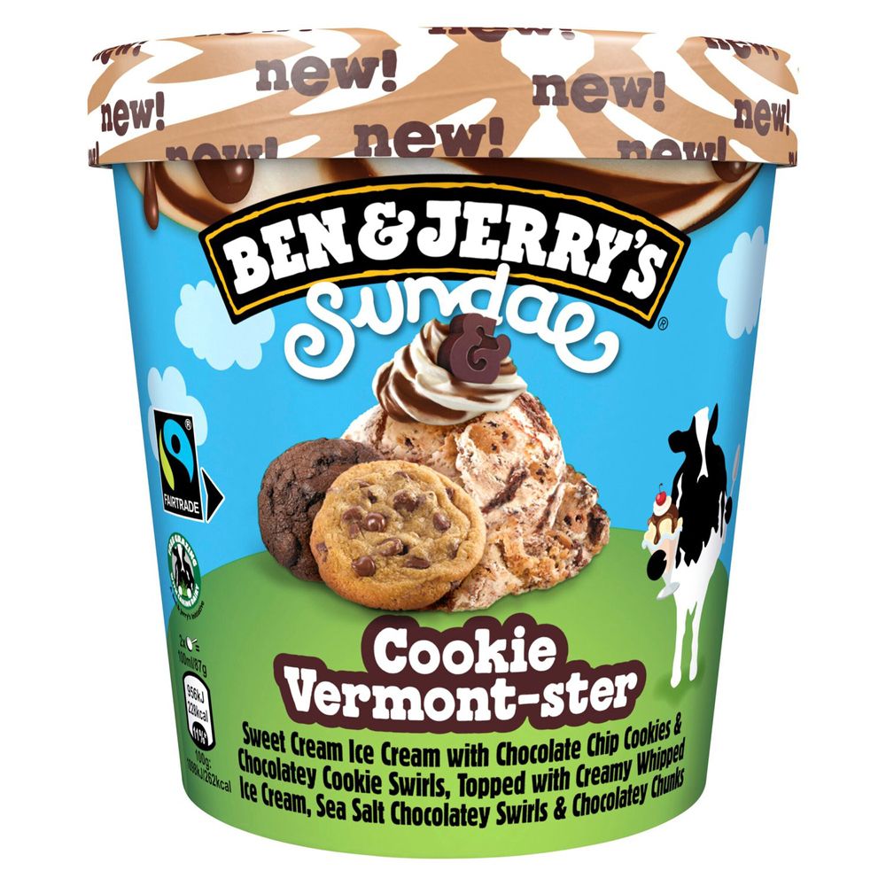  - Ben&Jerry Cookie Vermont-Ster Sundae Ice Cream 427ml (1)