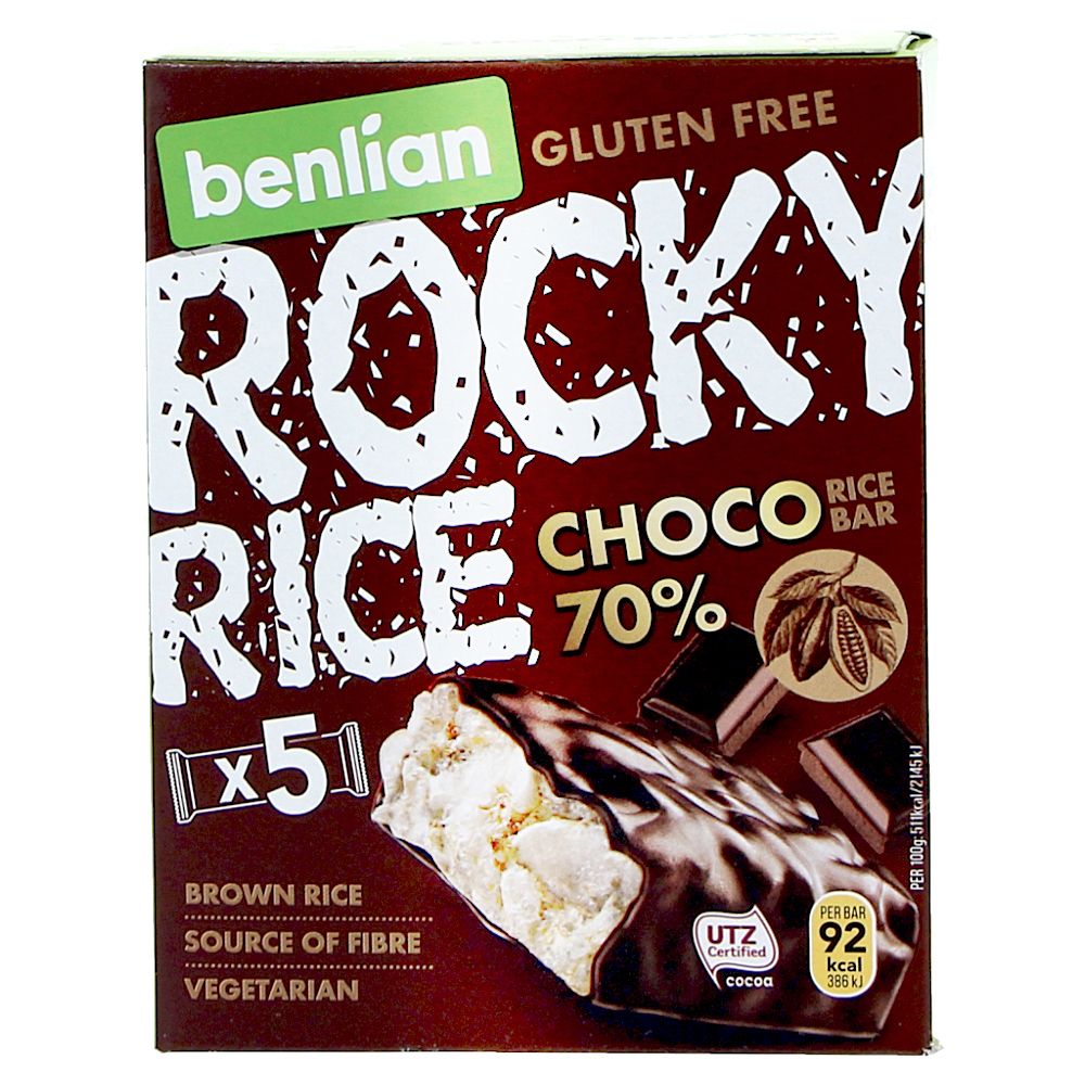  - Benlian Dark Chocolate Rice Bar 5x18g (1)
