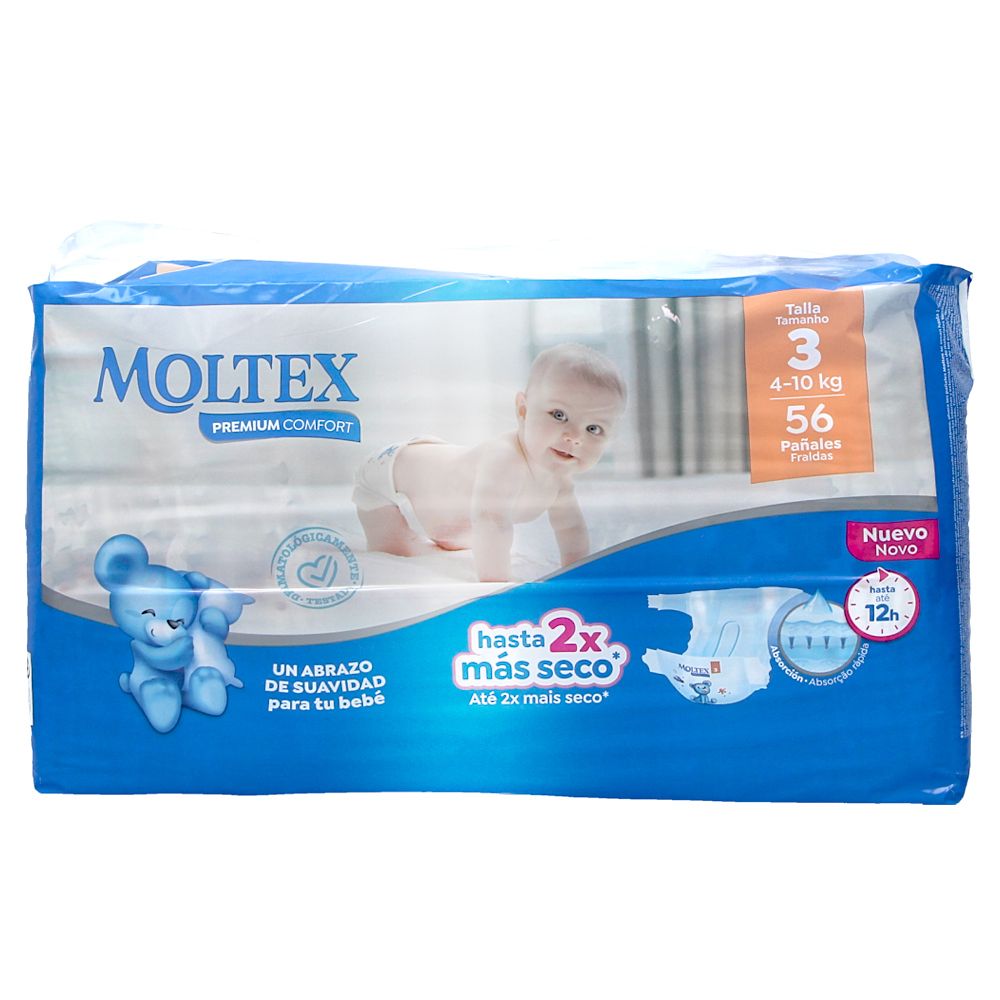  - Moltex Premium T3 Diapers 4-10Kg 56un (1)
