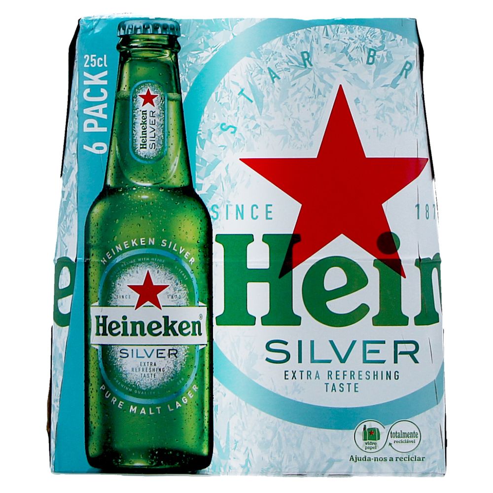  - Heineken Silver Beer 6x25cl (1)