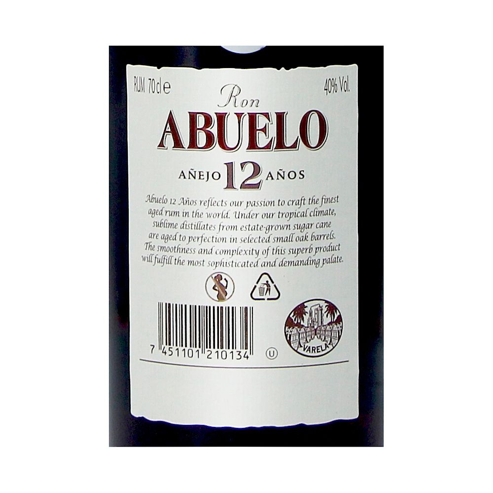  - Abuelo Anejo 12 Years Rum 70cl (2)
