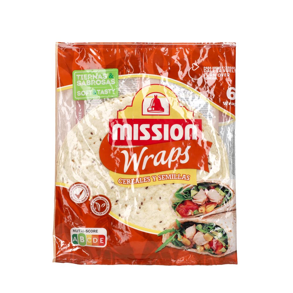  - Mission Wheat Multigrain Tortillas 370g (1)