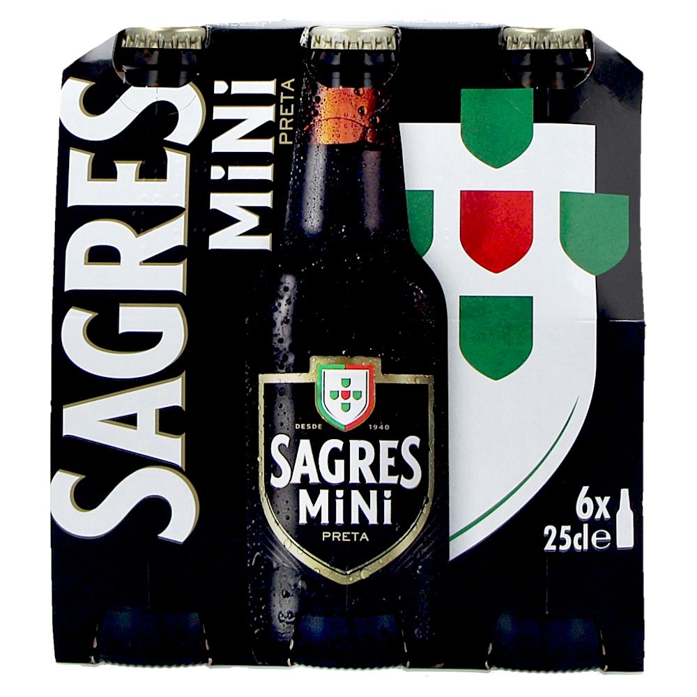  - Sagres Black Beer 6x25cl (1)