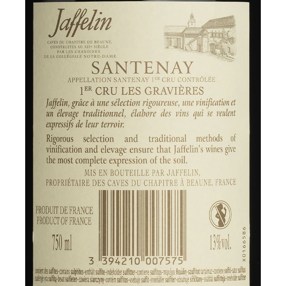  - Jaffelin Santenay 1st Cru Clos de la Comme-Dessus 2017 Red Wine 75cl (2)