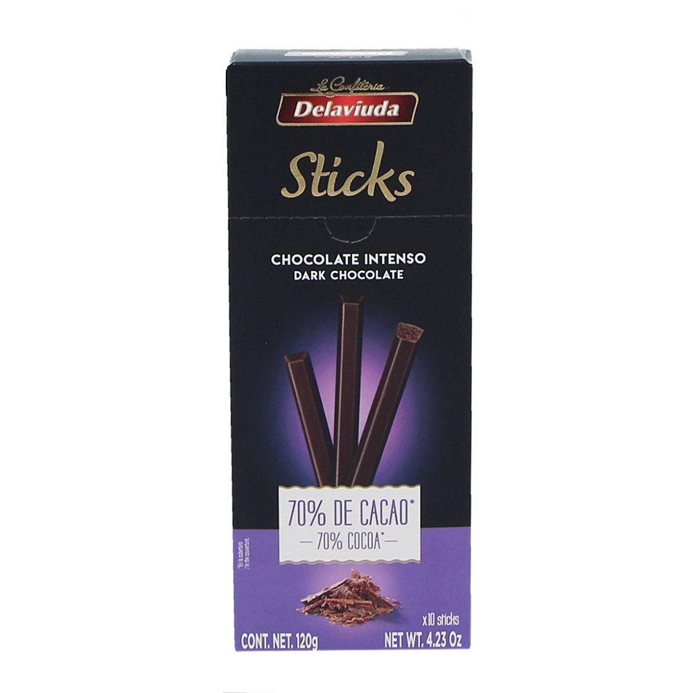  - Delaviuda 70 Dark Chocolate Chocolate Sticks 120g (1)