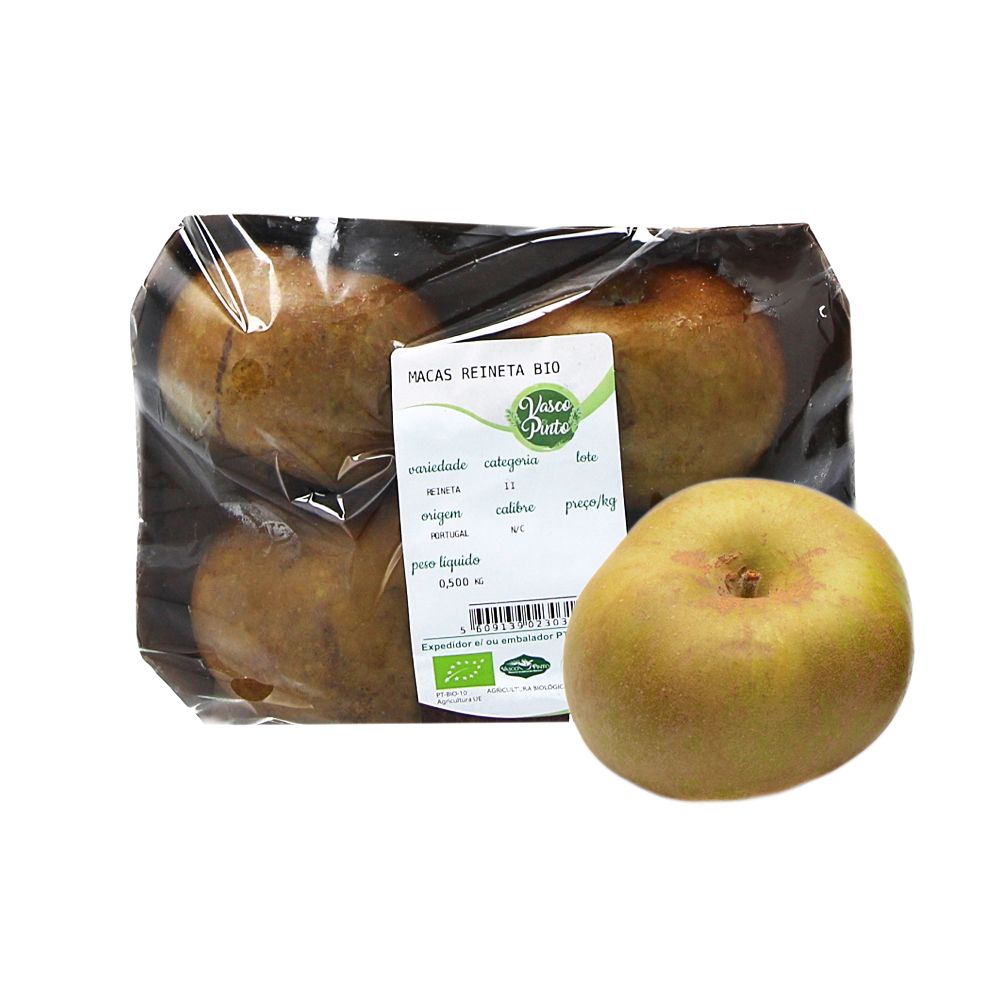  - Vasco Pinto Organic Reineta Packaged Apple 500g (1)