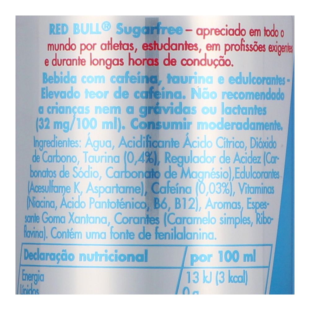  - Bebida Energética Red Bull s/ Açúcar 25cl (3)
