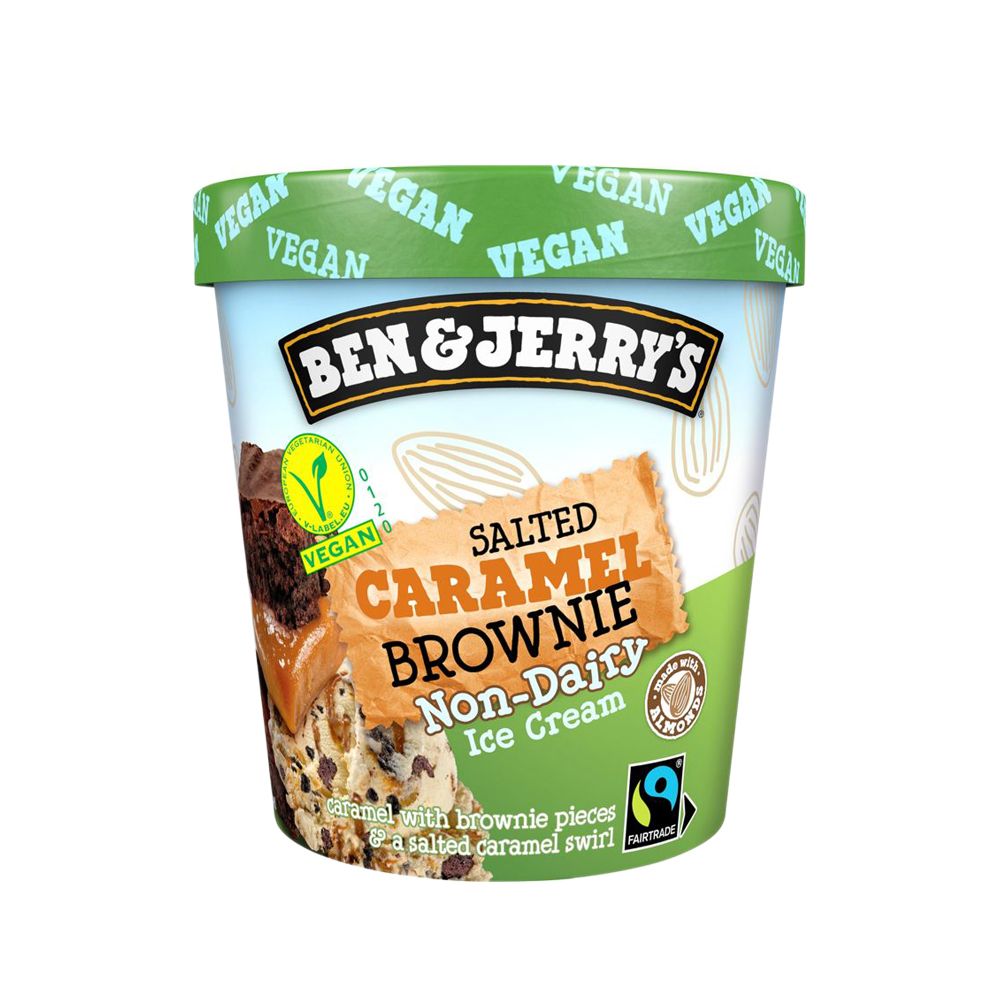  - Ben&Jerry Caramel Salted Brownie Vegan Ice Cream 465ml (1)