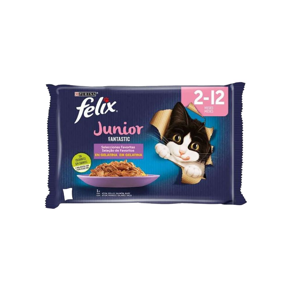  - Felix Fantastic Junior Wet Cat Food 4x85g (1)