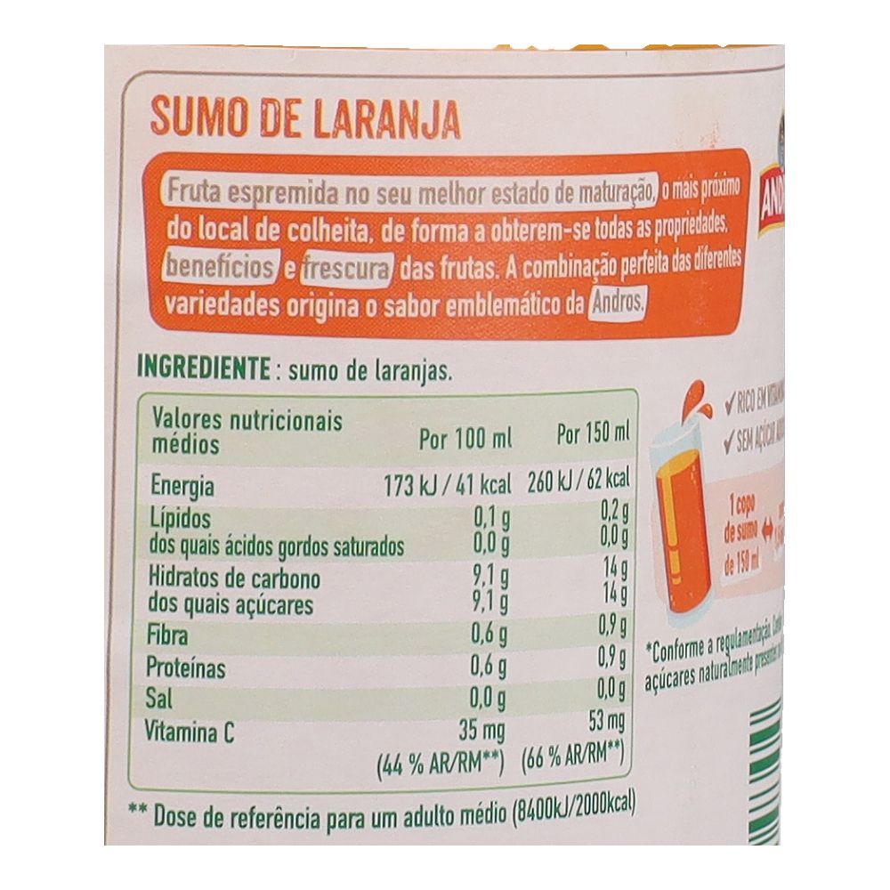  - Andros Orange Juice 1L (2)