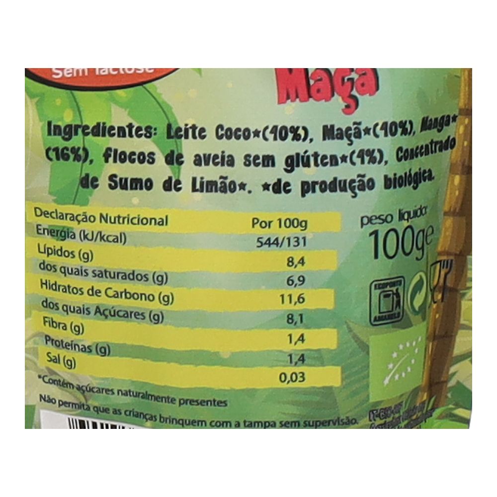  - Oatmeal Provida Mango Apple Gluten Free 100g (2)
