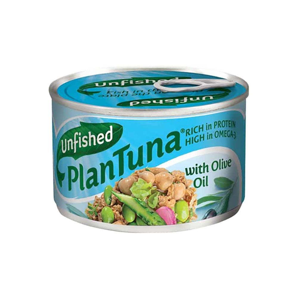  - Unfished Plantuna Tuna in olive Oil & Mayonnaise Vegetable Alternative Pate 150g (1)