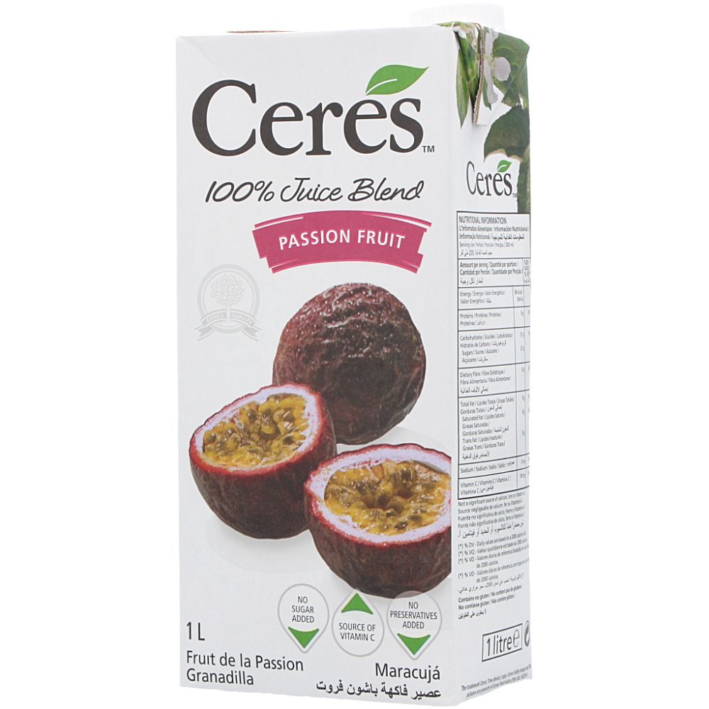  - Ceres Passion Fruit 100% Fruit Juice 1L (1)