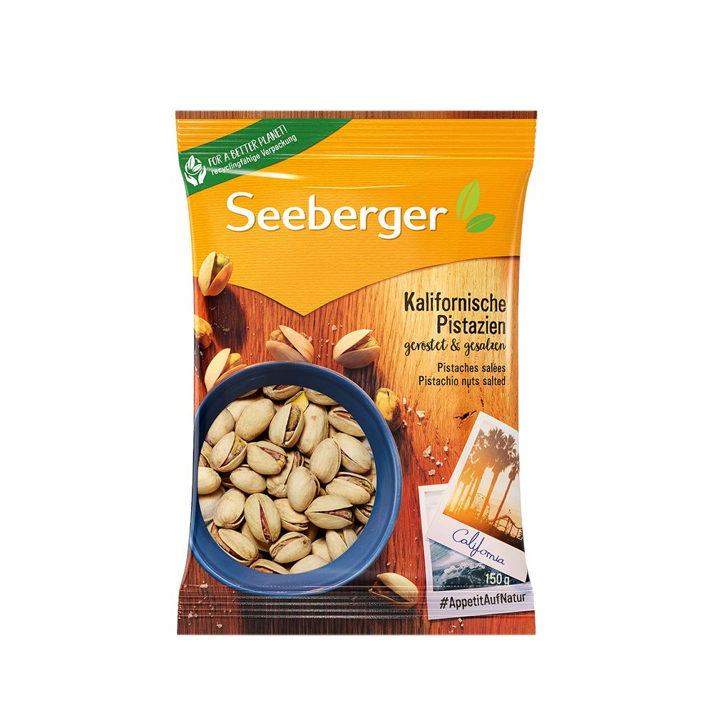  - Seeberger Roasted Pistachios With Salt 150g (1)