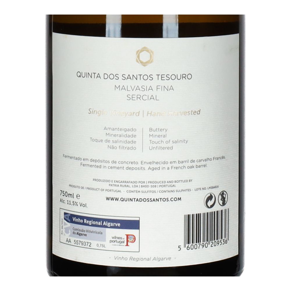  - Vinho Branco Quinta dos Santos 75cl (2)