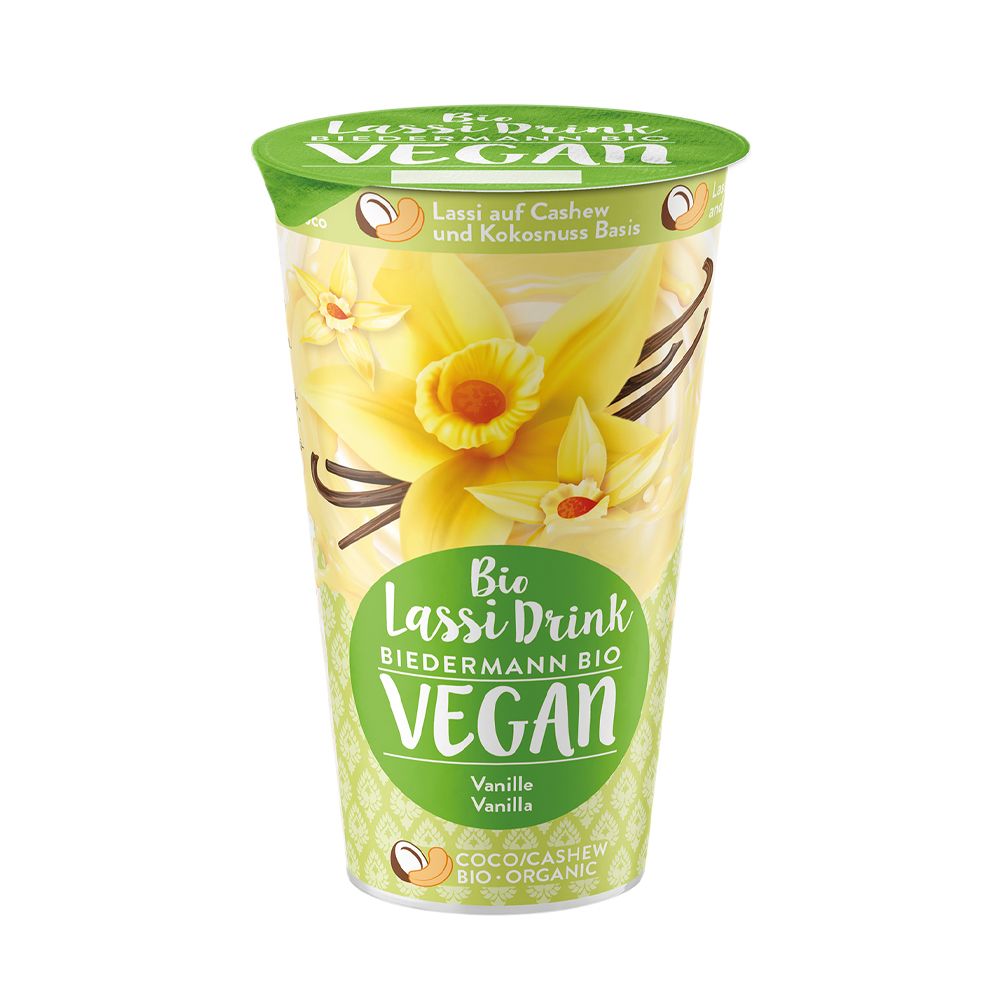  - Biedermann Organic Vegan Vanilla Lassi Drink 230ml (1)