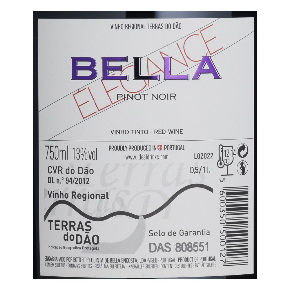  - Bella Elegance Pinot Noir Red Wine 75cl (2)