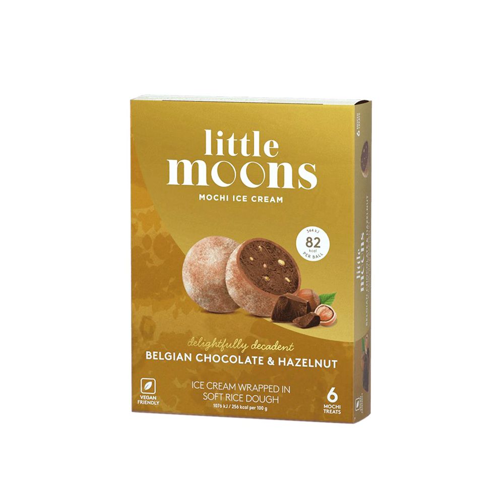  - Little Moons Mochi Belgian Chocolate & Hazelnut Ice Cream 192g (1)