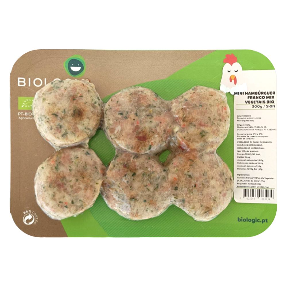  - Organic Burger Chicken Mix Vegetables Biologic 300g (1)