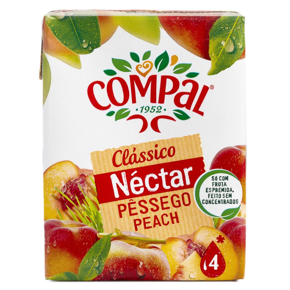  - Compal Clássico Peach Nectar 200mL (1)