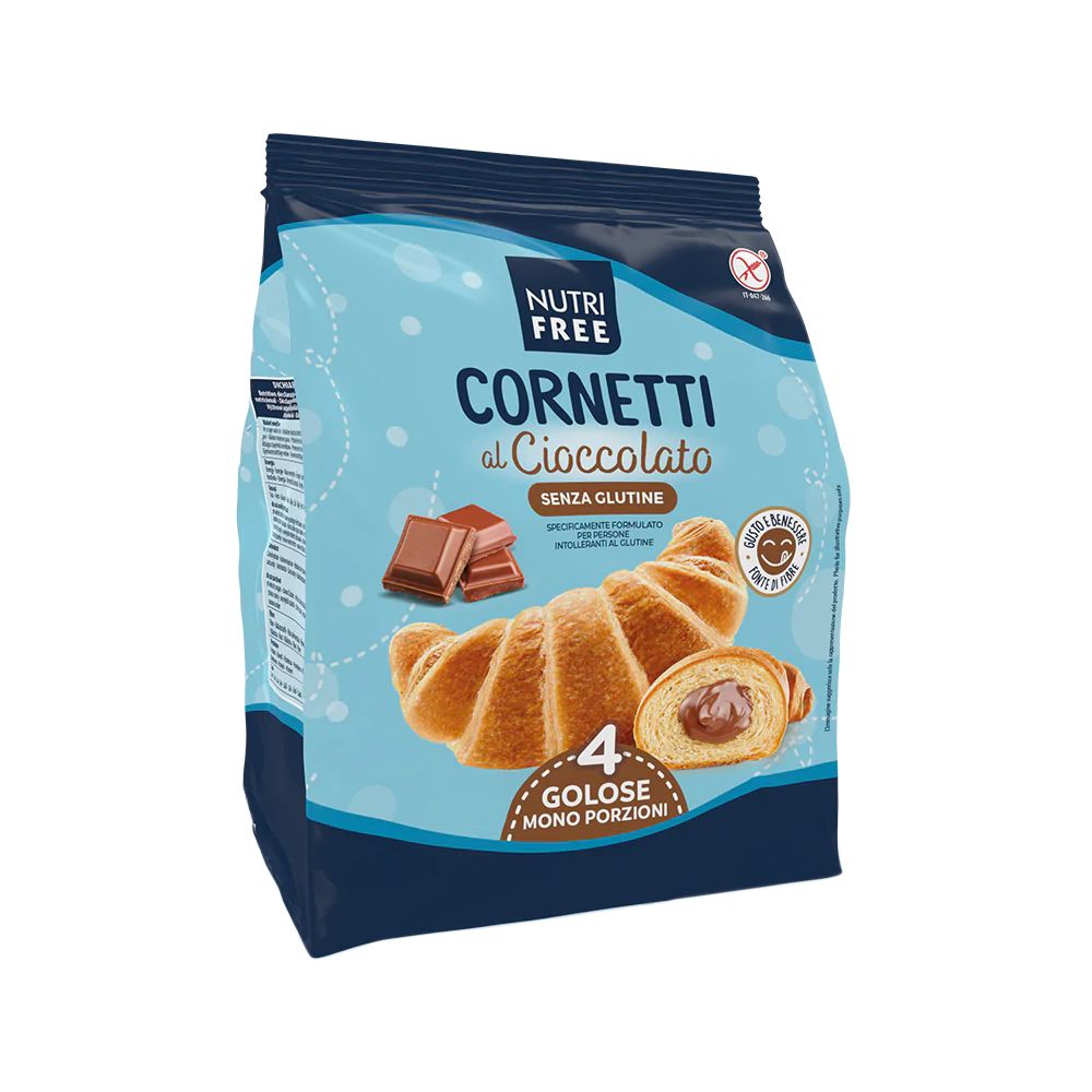 Nutrifree Gluten Free Cornetti Chocolate Croissant 200g - Small Cakes ...