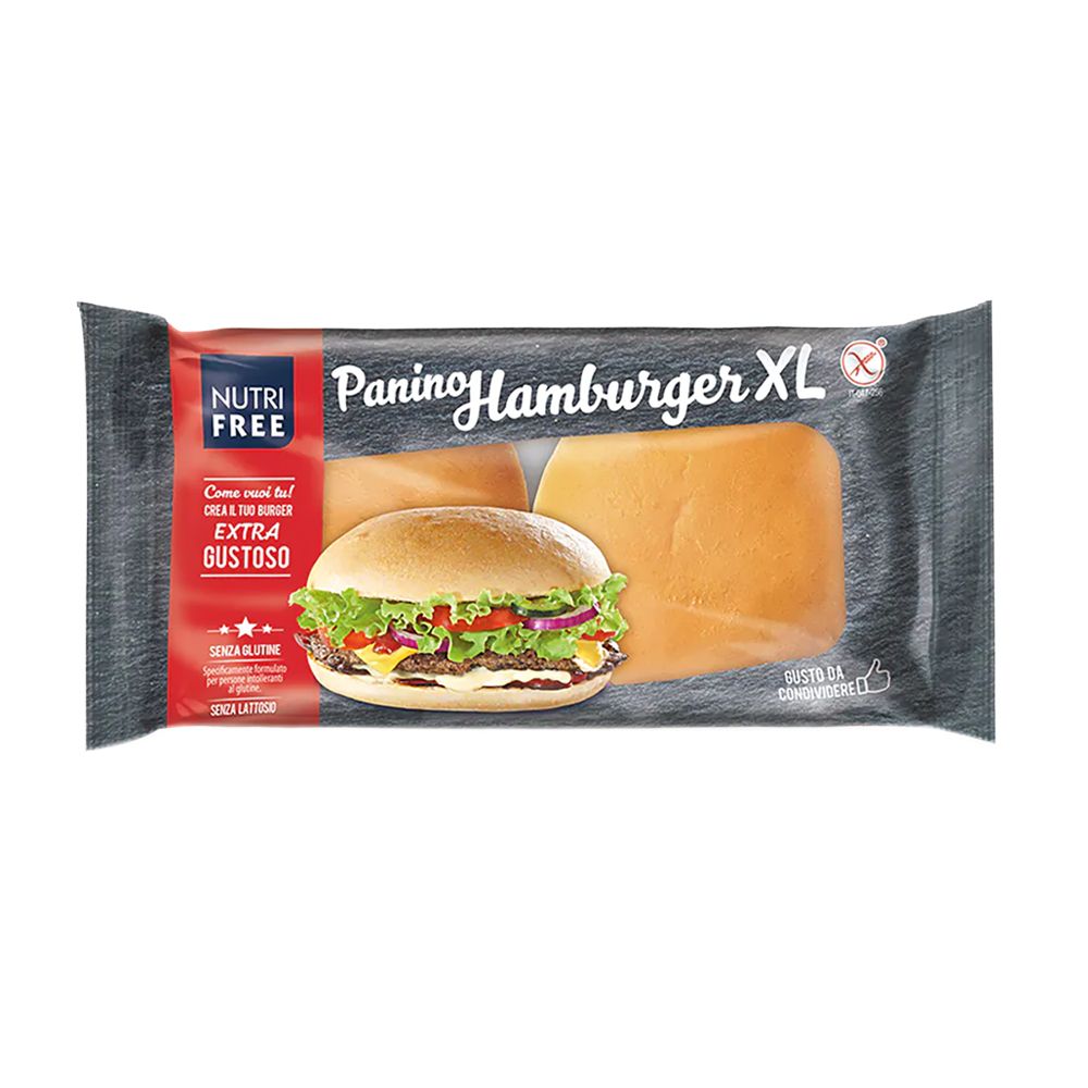  - Nutrifree XL Gluten Free Panino Hamburger Bread 200g (1)