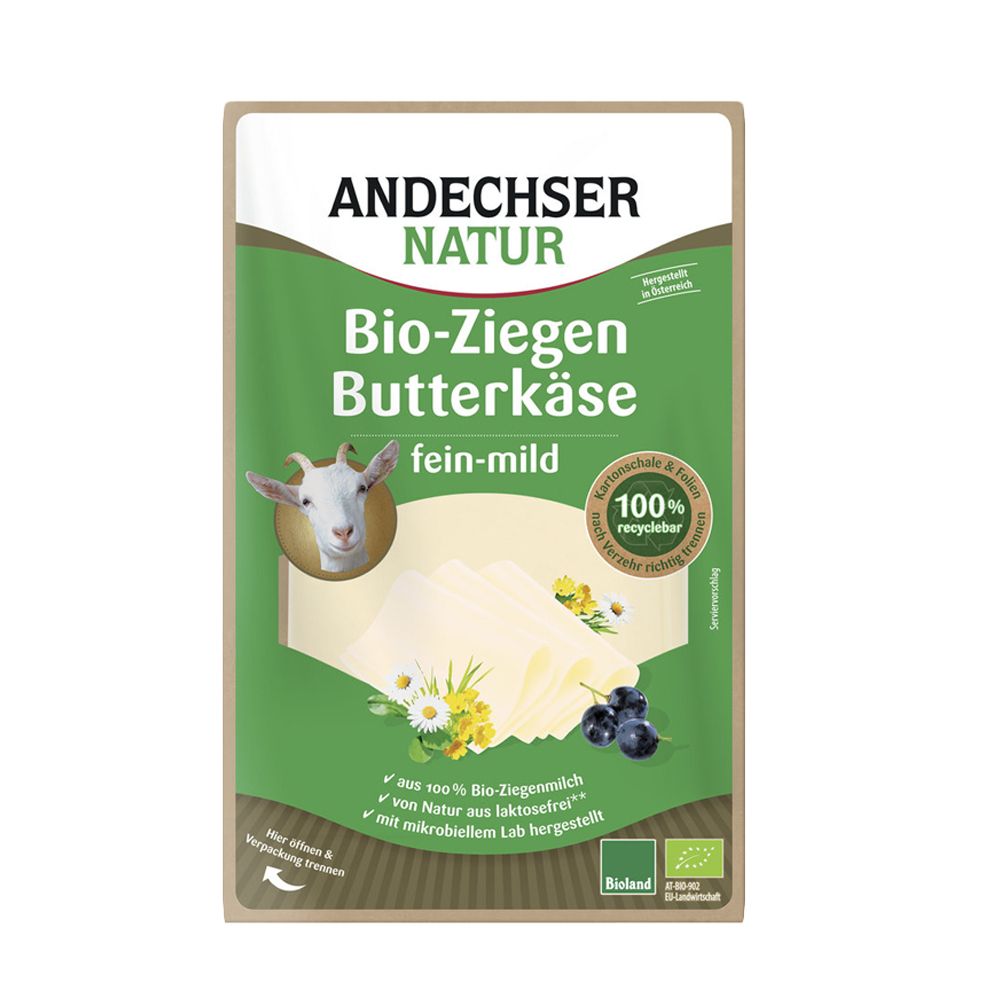  - Andechser Organic Sliced ??Goat Butter Cheese 150g (1)