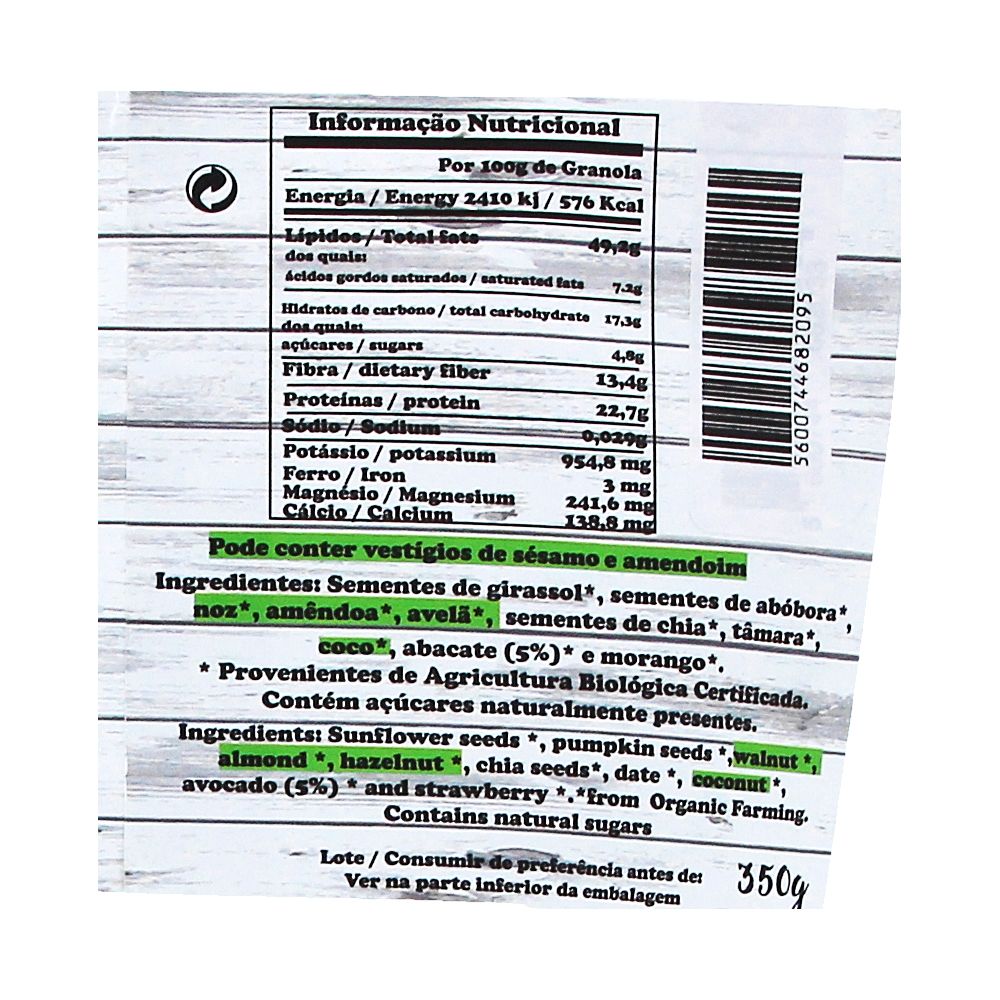  - Mother Bio Organic Avocado Cereal Free Granola 350g (3)
